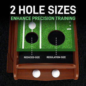 Perfect Putting Bundle - Perfect Practice Putting Standard Mat, Perfect Practice Putting Mirror, & Dave Pelz O'Balls