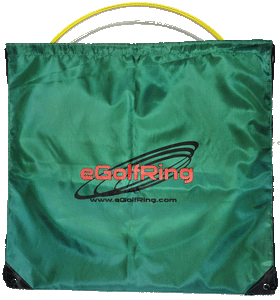 eGolfRing Set - YELLOW 1', 2', 4', 8' With Carry Bag